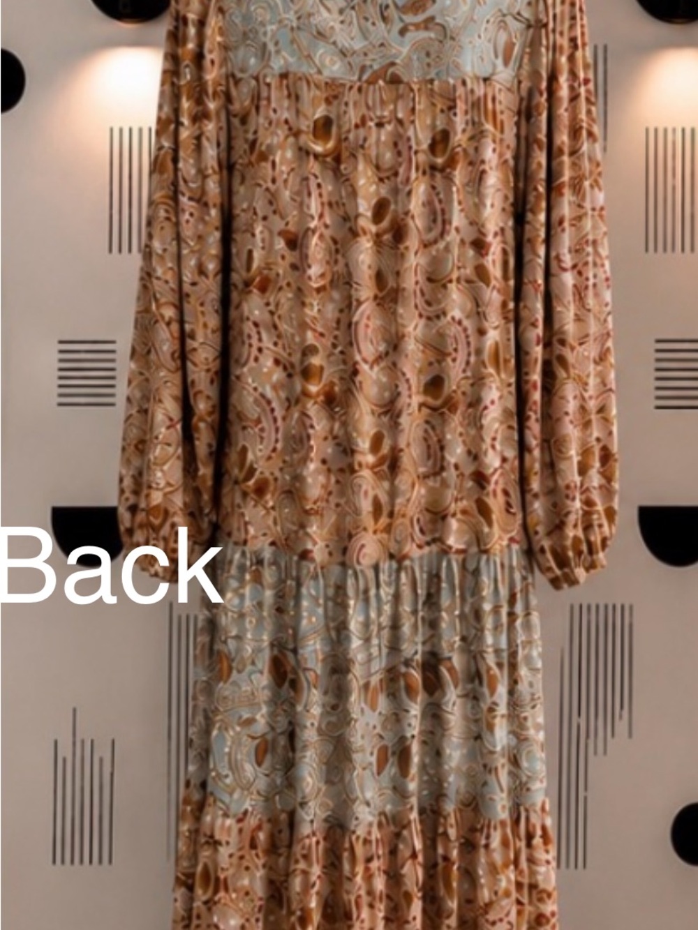 Aura Boho Floral Tiered Maxi Dress - Picture 3 of 4